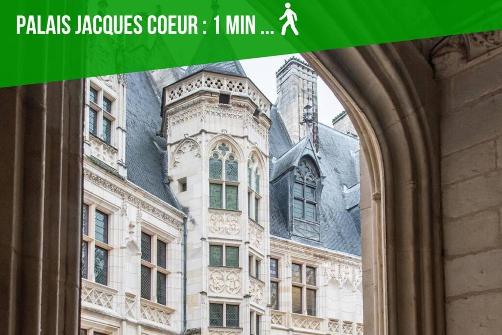 Апартаменти Les Quatre Piliers - 1 Min Palais Jacques Coeur Бурж Екстер'єр фото